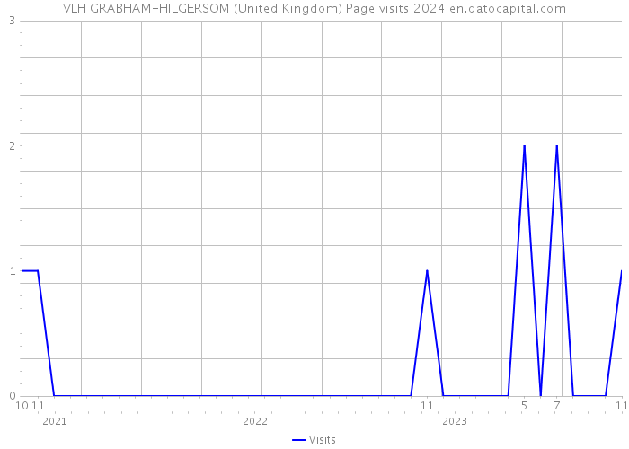 VLH GRABHAM-HILGERSOM (United Kingdom) Page visits 2024 