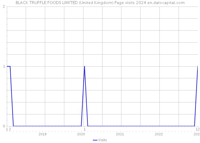 BLACK TRUFFLE FOODS LIMITED (United Kingdom) Page visits 2024 