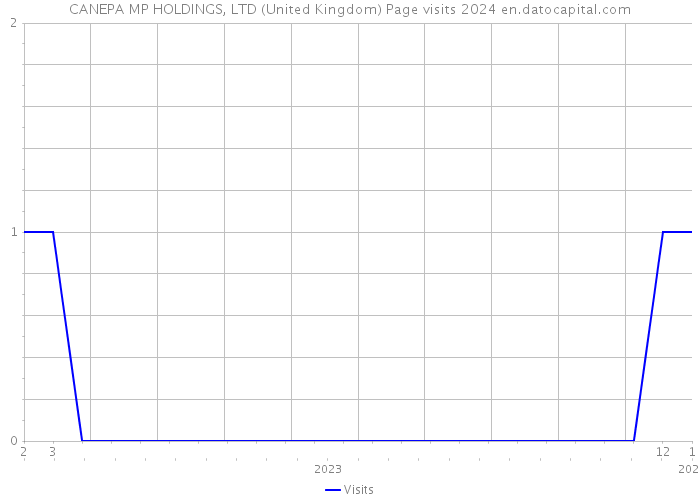 CANEPA MP HOLDINGS, LTD (United Kingdom) Page visits 2024 