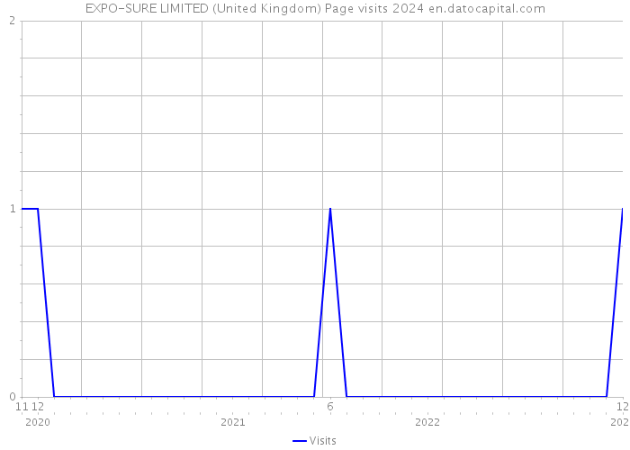 EXPO-SURE LIMITED (United Kingdom) Page visits 2024 