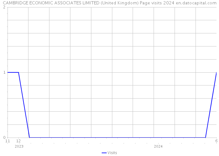 CAMBRIDGE ECONOMIC ASSOCIATES LIMITED (United Kingdom) Page visits 2024 