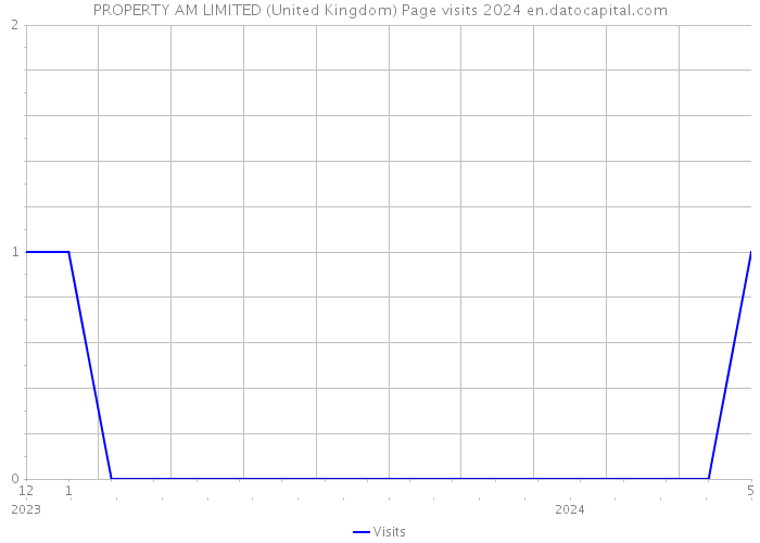 PROPERTY AM LIMITED (United Kingdom) Page visits 2024 
