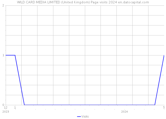 WILD CARD MEDIA LIMITED (United Kingdom) Page visits 2024 