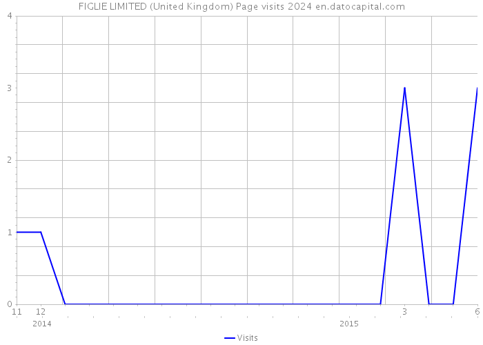 FIGLIE LIMITED (United Kingdom) Page visits 2024 