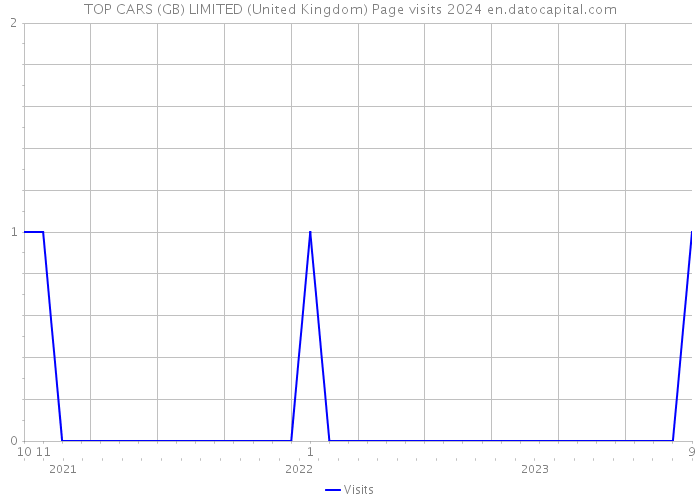 TOP CARS (GB) LIMITED (United Kingdom) Page visits 2024 