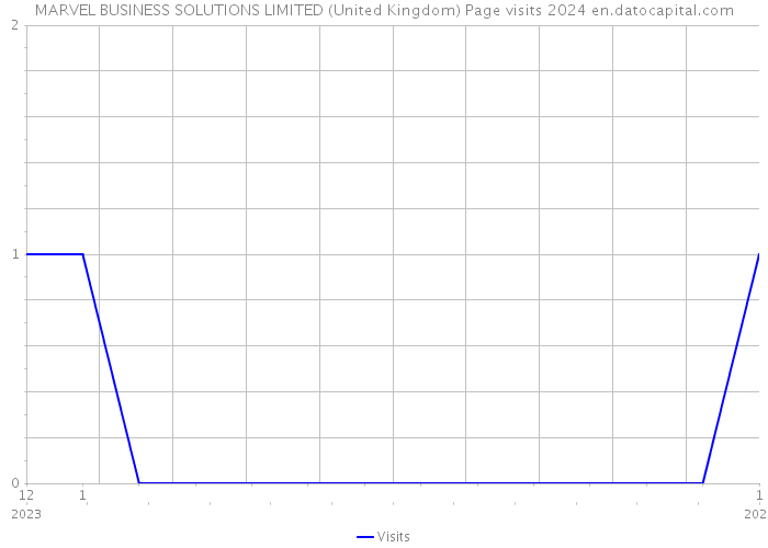MARVEL BUSINESS SOLUTIONS LIMITED (United Kingdom) Page visits 2024 