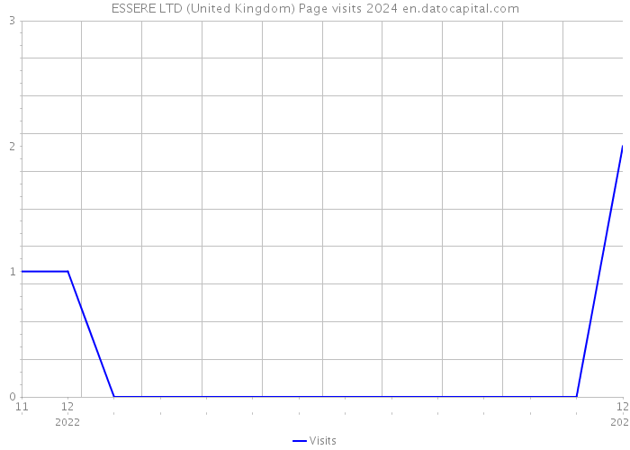 ESSERE LTD (United Kingdom) Page visits 2024 