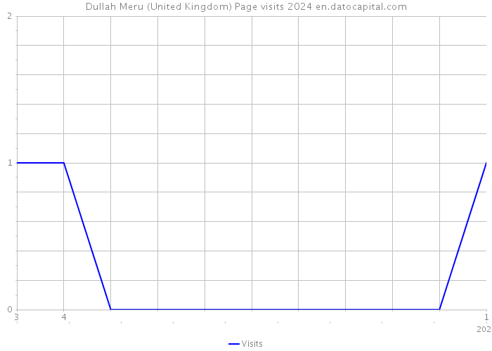 Dullah Meru (United Kingdom) Page visits 2024 