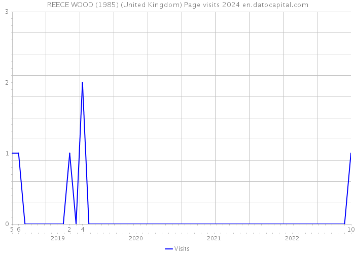 REECE WOOD (1985) (United Kingdom) Page visits 2024 