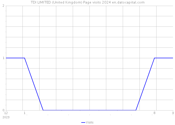 TDI LIMITED (United Kingdom) Page visits 2024 