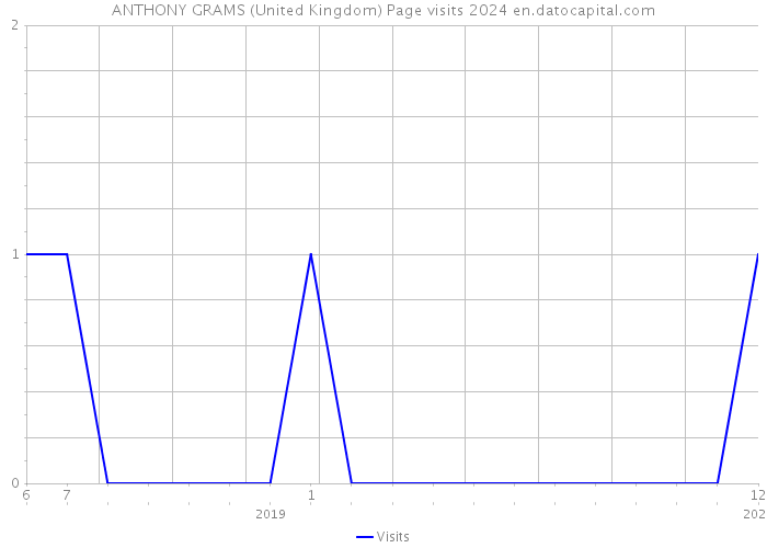 ANTHONY GRAMS (United Kingdom) Page visits 2024 