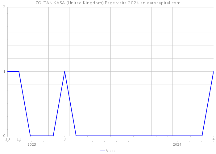 ZOLTAN KASA (United Kingdom) Page visits 2024 