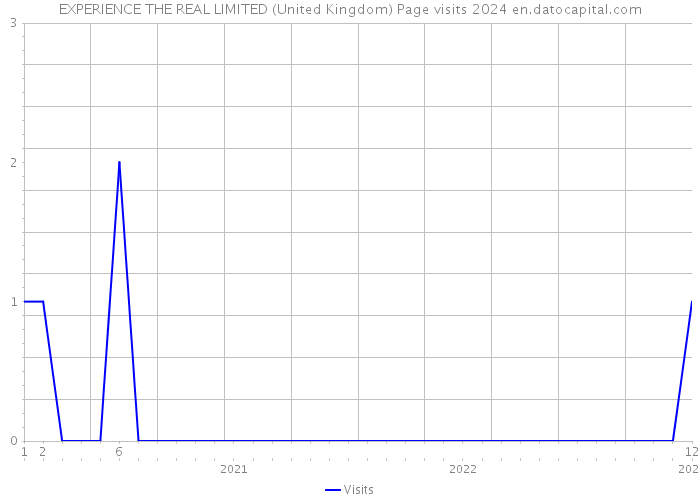 EXPERIENCE THE REAL LIMITED (United Kingdom) Page visits 2024 