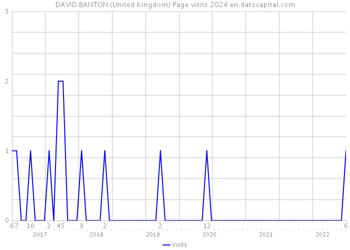 DAVID BANTON (United Kingdom) Page visits 2024 