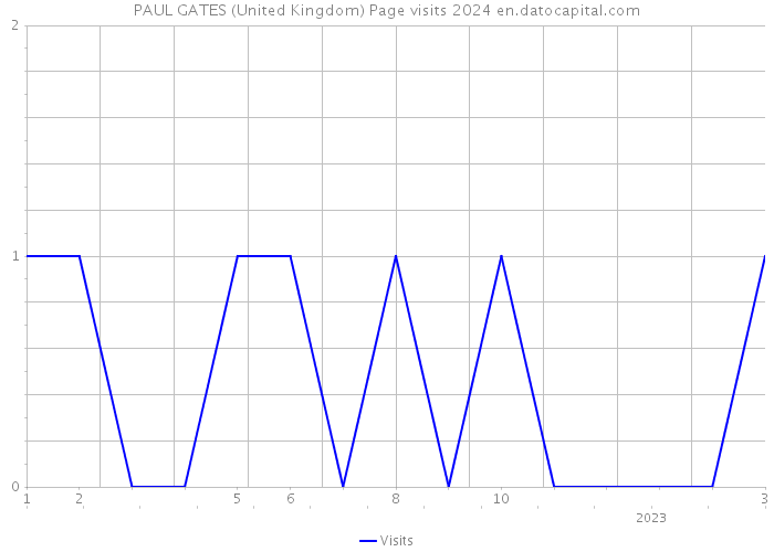 PAUL GATES (United Kingdom) Page visits 2024 