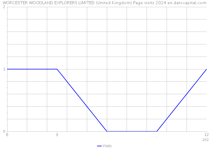WORCESTER WOODLAND EXPLORERS LIMITED (United Kingdom) Page visits 2024 