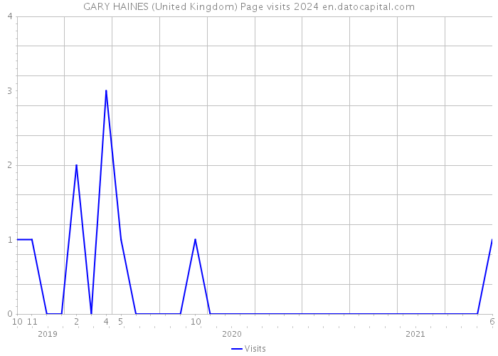 GARY HAINES (United Kingdom) Page visits 2024 