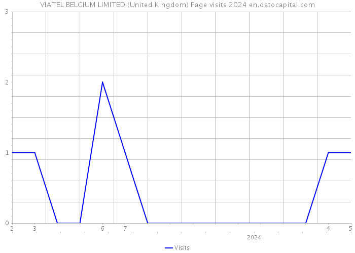 VIATEL BELGIUM LIMITED (United Kingdom) Page visits 2024 