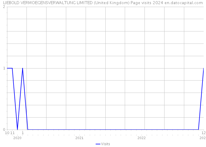 LIEBOLD VERMOEGENSVERWALTUNG LIMITED (United Kingdom) Page visits 2024 
