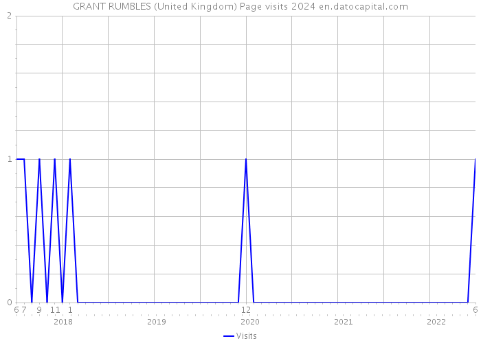 GRANT RUMBLES (United Kingdom) Page visits 2024 