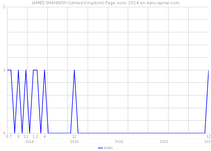 JAMES SHANNON (United Kingdom) Page visits 2024 