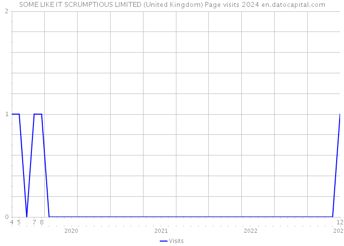 SOME LIKE IT SCRUMPTIOUS LIMITED (United Kingdom) Page visits 2024 