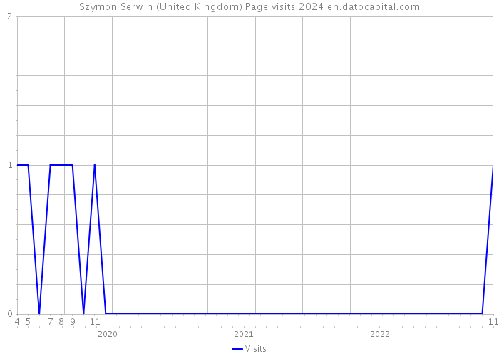 Szymon Serwin (United Kingdom) Page visits 2024 