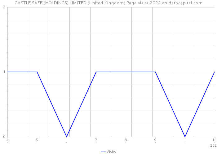 CASTLE SAFE (HOLDINGS) LIMITED (United Kingdom) Page visits 2024 