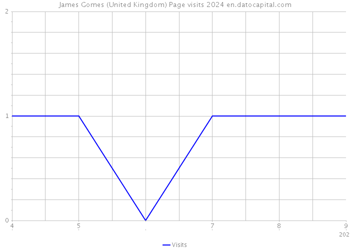 James Gomes (United Kingdom) Page visits 2024 