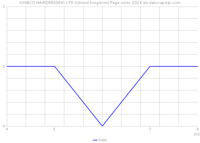 KIN&CO HAIRDRESSING LTD (United Kingdom) Page visits 2024 