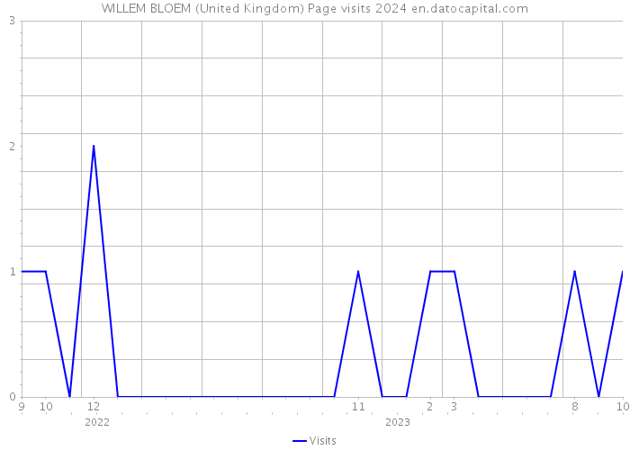 WILLEM BLOEM (United Kingdom) Page visits 2024 