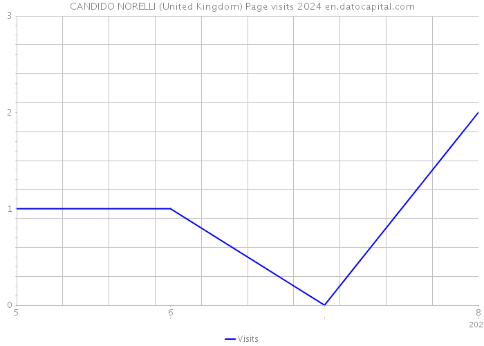 CANDIDO NORELLI (United Kingdom) Page visits 2024 