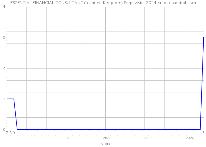 ESSENTIAL FINANCIAL CONSULTANCY (United Kingdom) Page visits 2024 