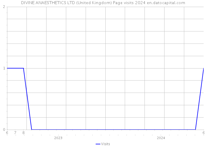 DIVINE ANAESTHETICS LTD (United Kingdom) Page visits 2024 