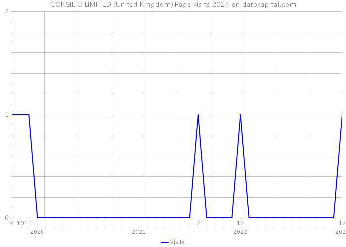 CONSILIO LIMITED (United Kingdom) Page visits 2024 