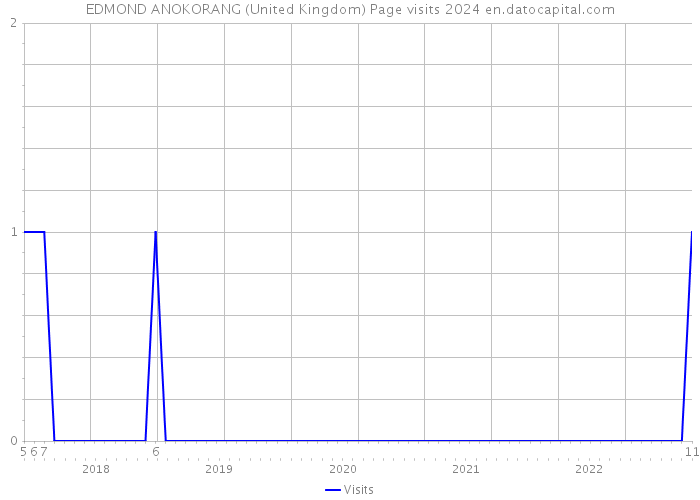 EDMOND ANOKORANG (United Kingdom) Page visits 2024 