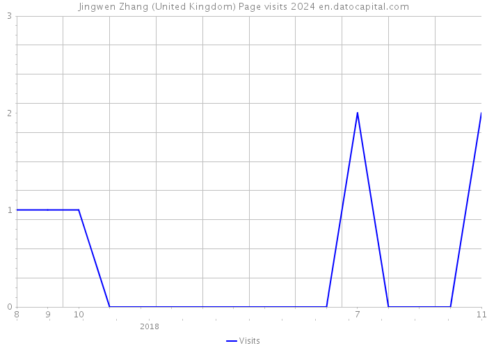 Jingwen Zhang (United Kingdom) Page visits 2024 