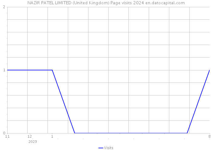NAZIR PATEL LIMITED (United Kingdom) Page visits 2024 