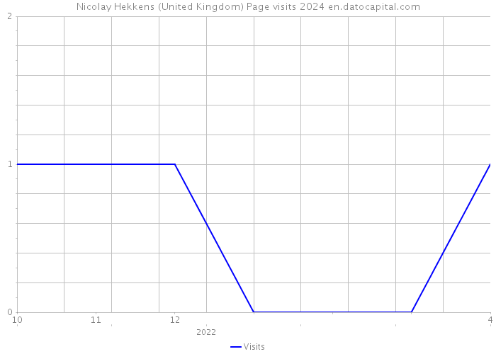 Nicolay Hekkens (United Kingdom) Page visits 2024 