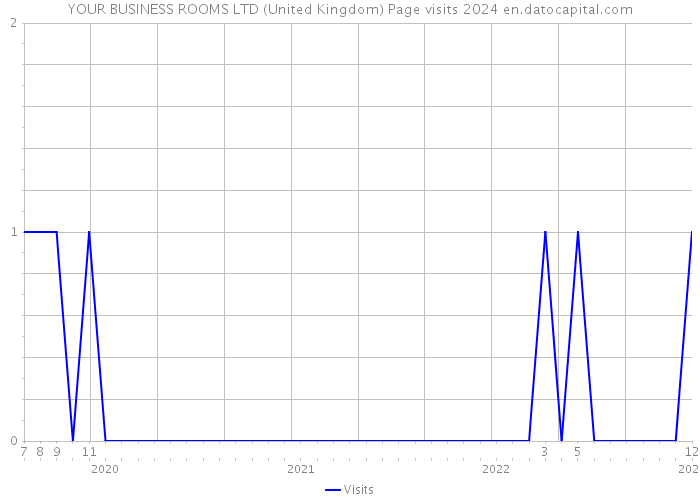YOUR BUSINESS ROOMS LTD (United Kingdom) Page visits 2024 