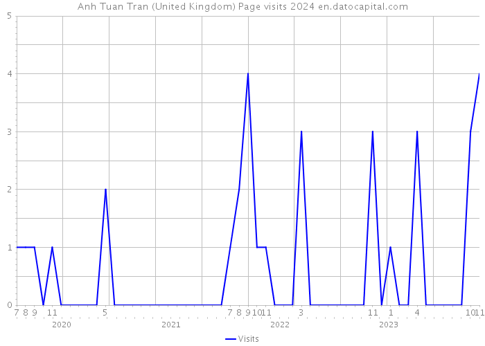 Anh Tuan Tran (United Kingdom) Page visits 2024 