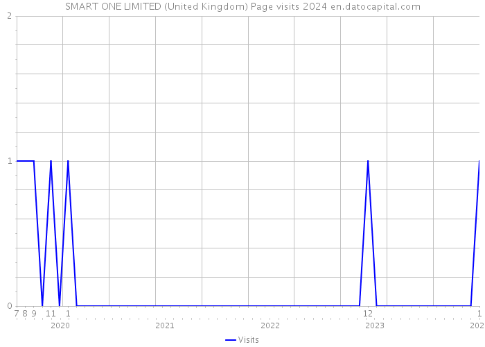 SMART ONE LIMITED (United Kingdom) Page visits 2024 