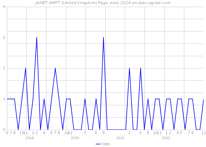 JANET AMFT (United Kingdom) Page visits 2024 