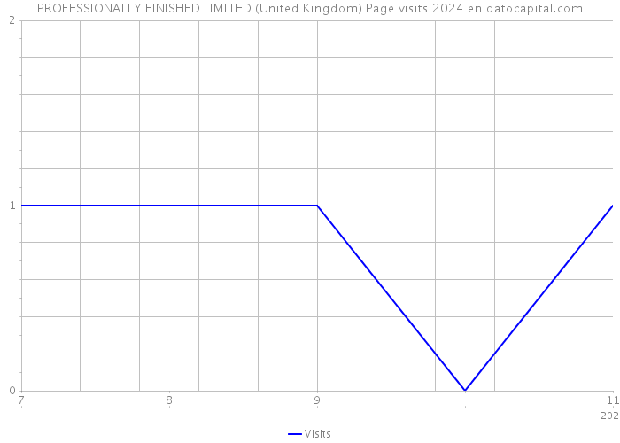 PROFESSIONALLY FINISHED LIMITED (United Kingdom) Page visits 2024 