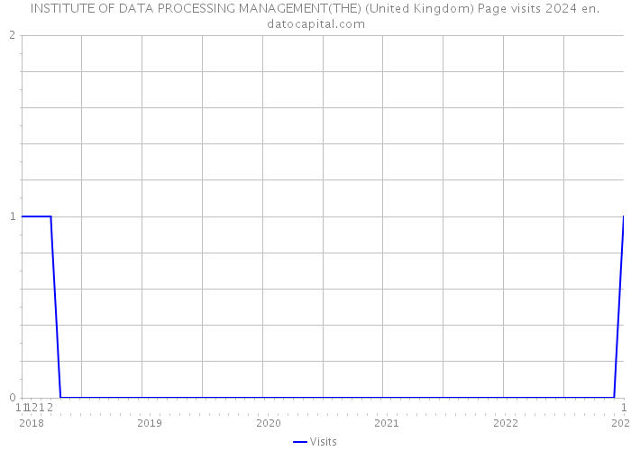 INSTITUTE OF DATA PROCESSING MANAGEMENT(THE) (United Kingdom) Page visits 2024 