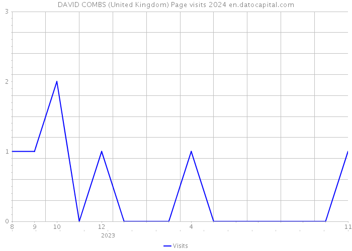 DAVID COMBS (United Kingdom) Page visits 2024 