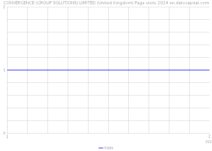 CONVERGENCE (GROUP SOLUTIONS) LIMITED (United Kingdom) Page visits 2024 