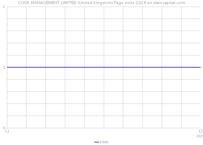 COOK MANAGEMENT LIMITED (United Kingdom) Page visits 2024 