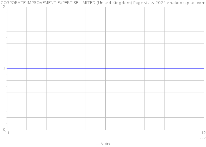 CORPORATE IMPROVEMENT EXPERTISE LIMITED (United Kingdom) Page visits 2024 