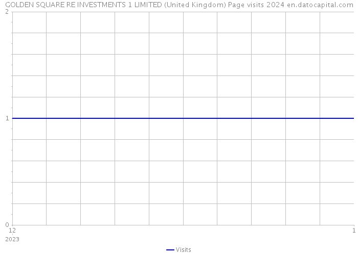 GOLDEN SQUARE RE INVESTMENTS 1 LIMITED (United Kingdom) Page visits 2024 